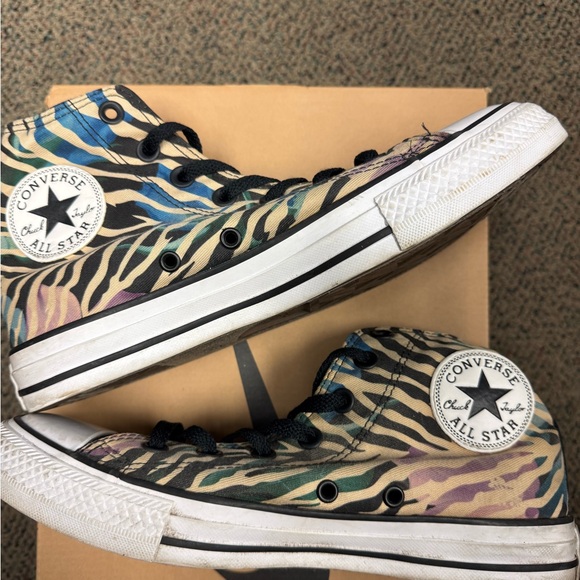 Converse Multicolor Zebra High-Tops - Picture 1 of 6